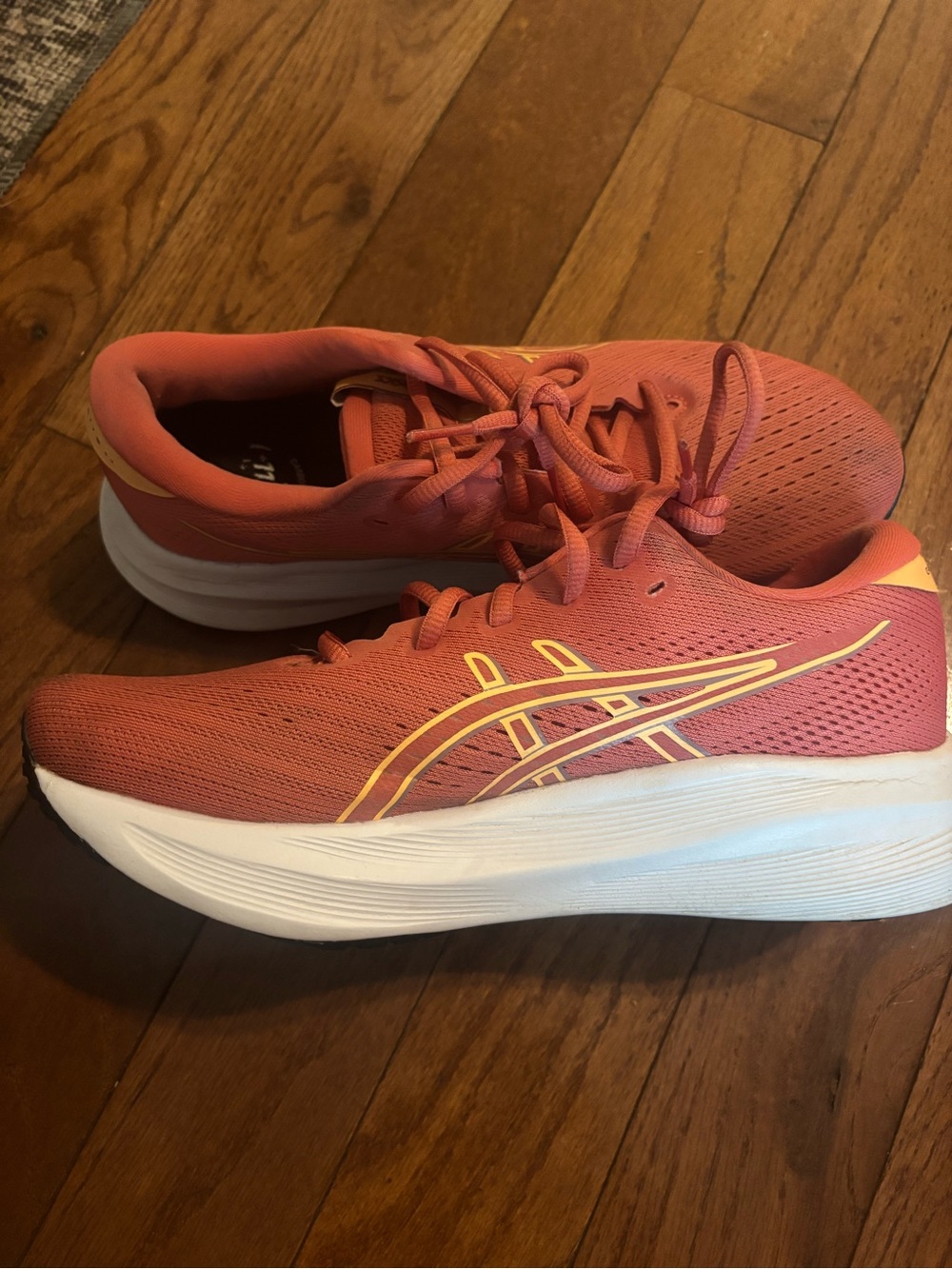ASICS Coral-Pink Running Sneakers  Gel Excite 11  9.5